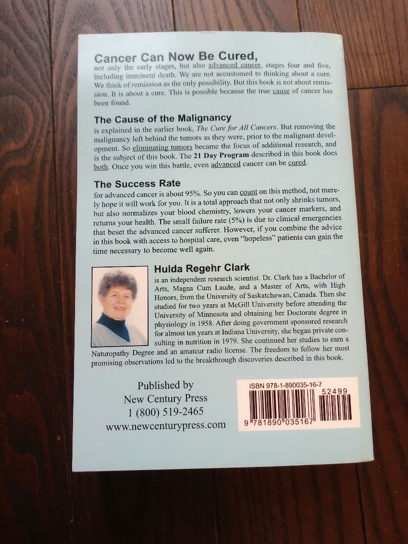洋書 Cure for All Advanced Cancer Hulda Clark