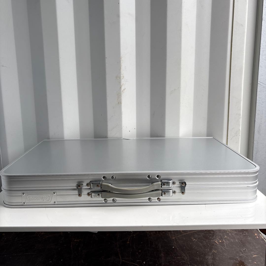 Coleman 折りたたみ式　ピクニックテーブルチェアセット アルミ