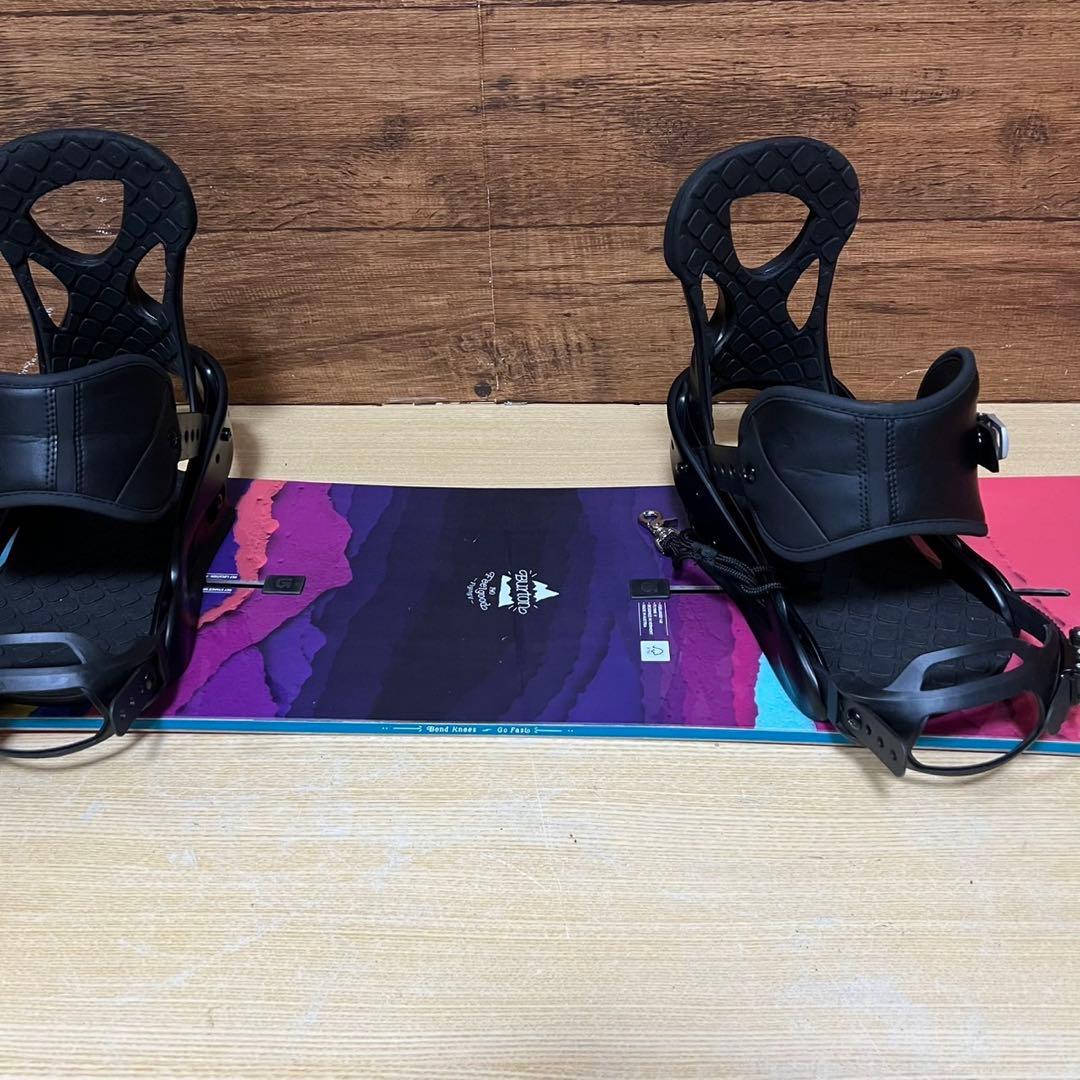 美品　BURTON バートン　レディース　フライングV スノーボード　5点セット