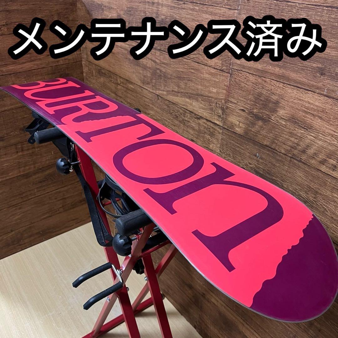 美品　BURTON バートン　レディース　フライングV スノーボード　5点セット