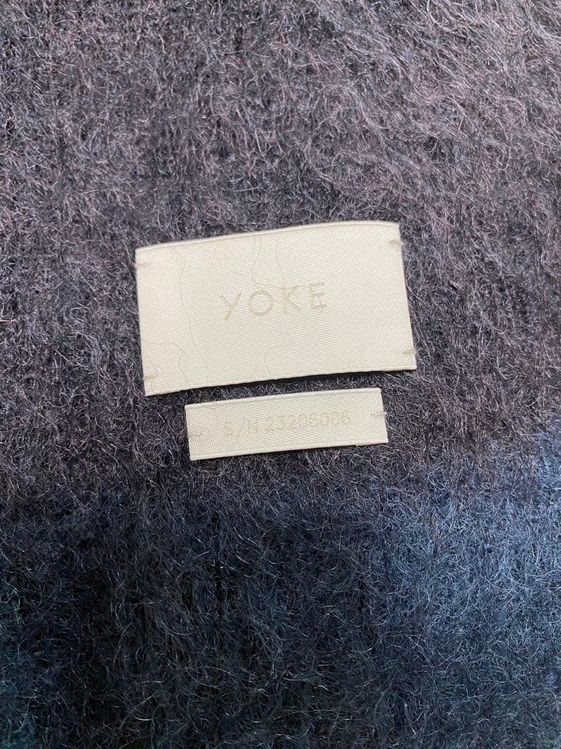 小物 YOKE Mohair Border Long Stole