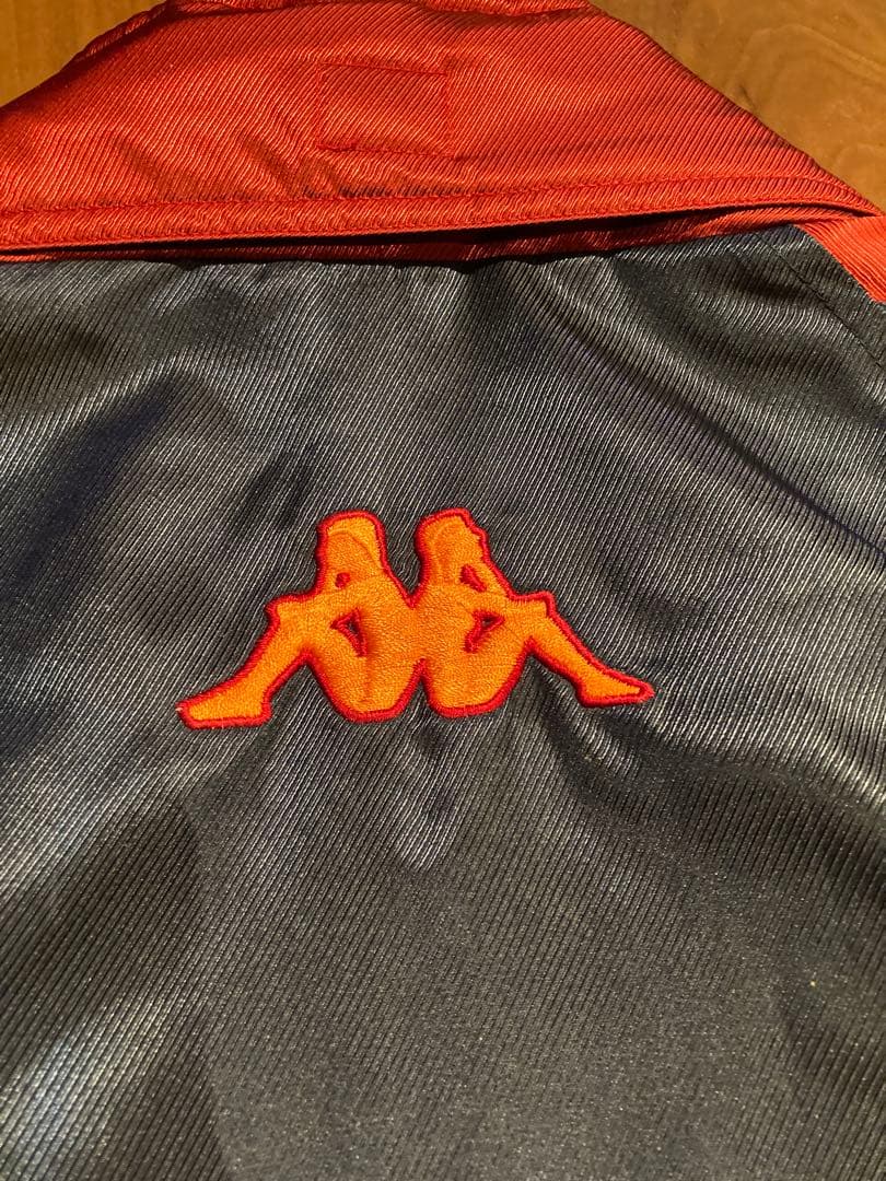 90s ASローマ Kappa ナイロンジャケット 2XL