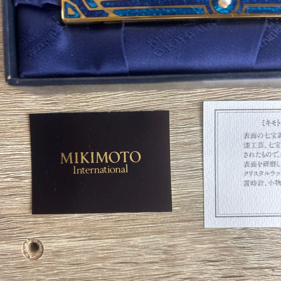 希少☆MIKIMOTOフォトフレーム クリスタルラッカー パール