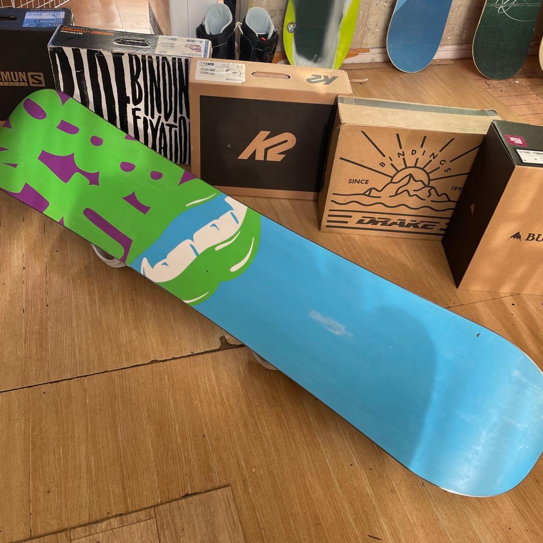 BURTON×SALOMON　バートン　スノーボード　サロモン　バインディング付