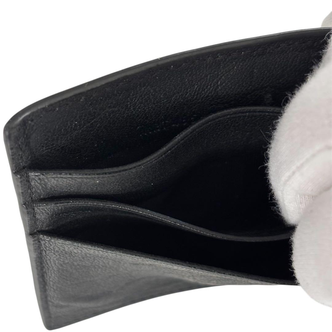 YSL イヴサンローラン マネークリップ カサンドラロゴ ブラック