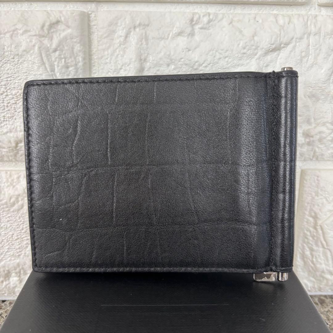 YSL イヴサンローラン マネークリップ カサンドラロゴ ブラック