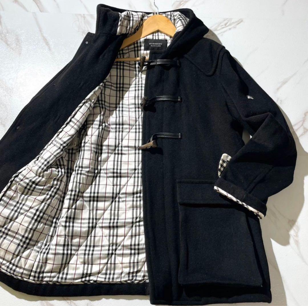 極美品✨ BURBERRY BLACK LABEL ダッフルコート ノバチェック