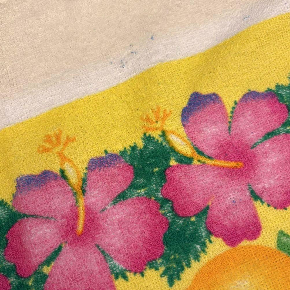 ✭+.゜激レア♡平成レトロ ハローキティ ハイビスカス レモン バスタオル