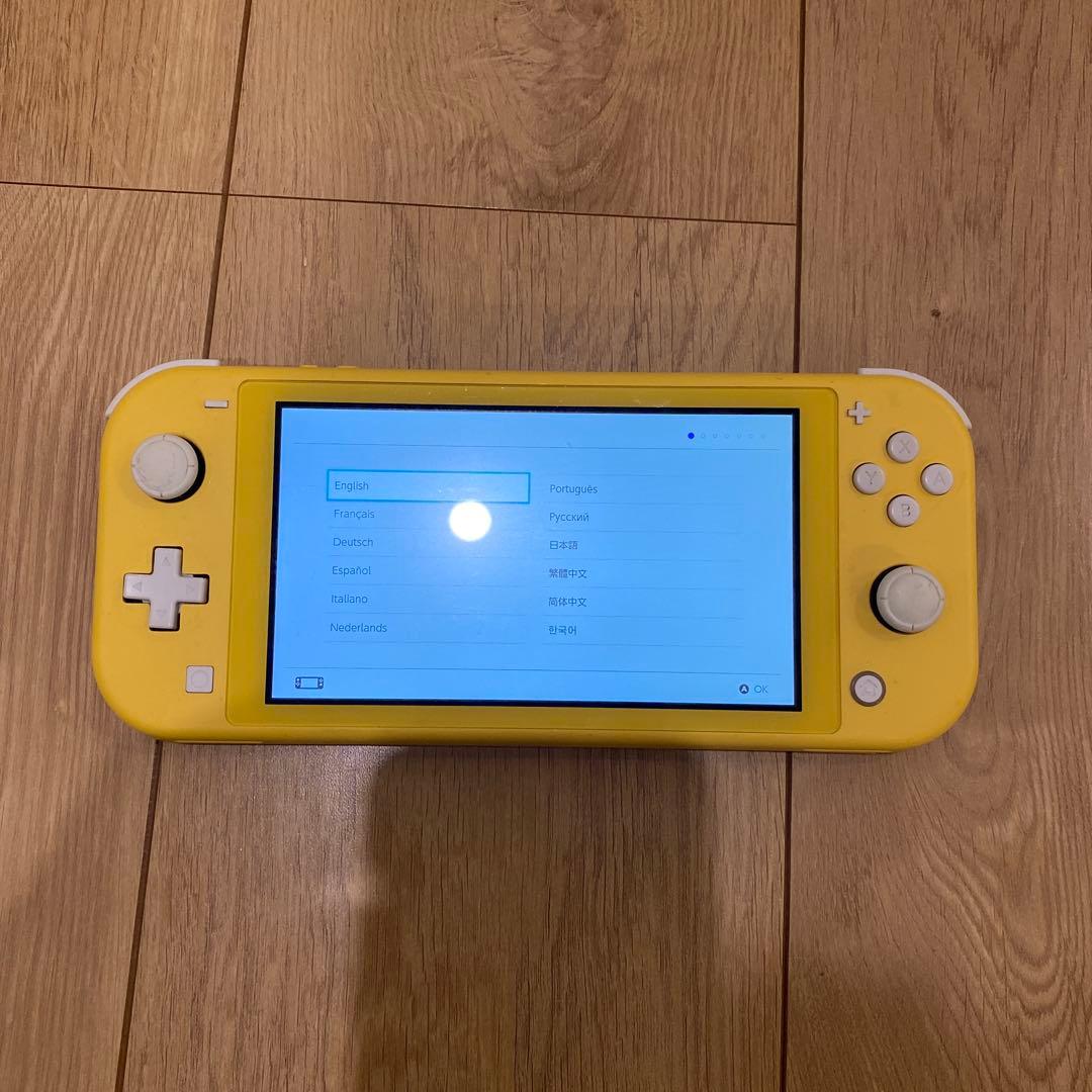 ジャンク　Nintendo Switch Lite イエロー