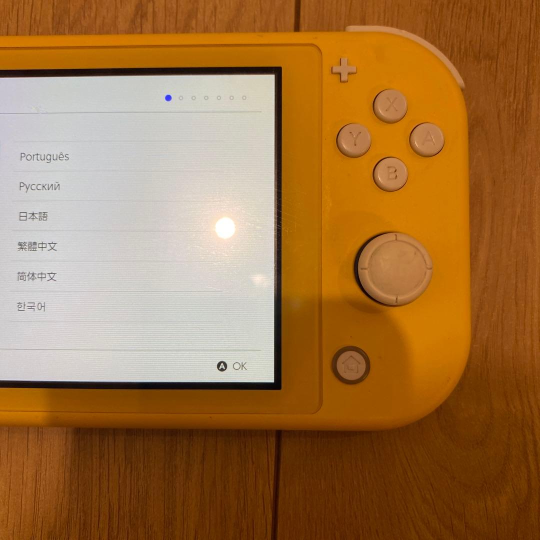 ジャンク　Nintendo Switch Lite イエロー