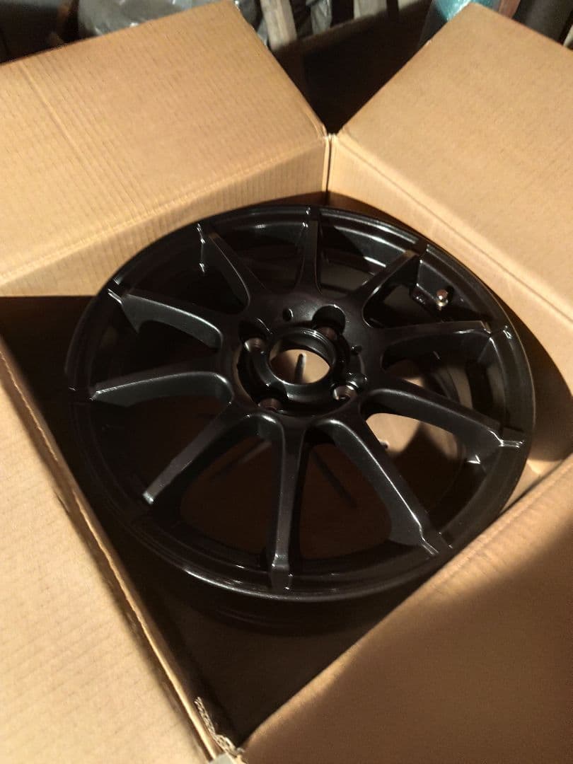 【新品】 ブラックホイール 15インチ４本セット