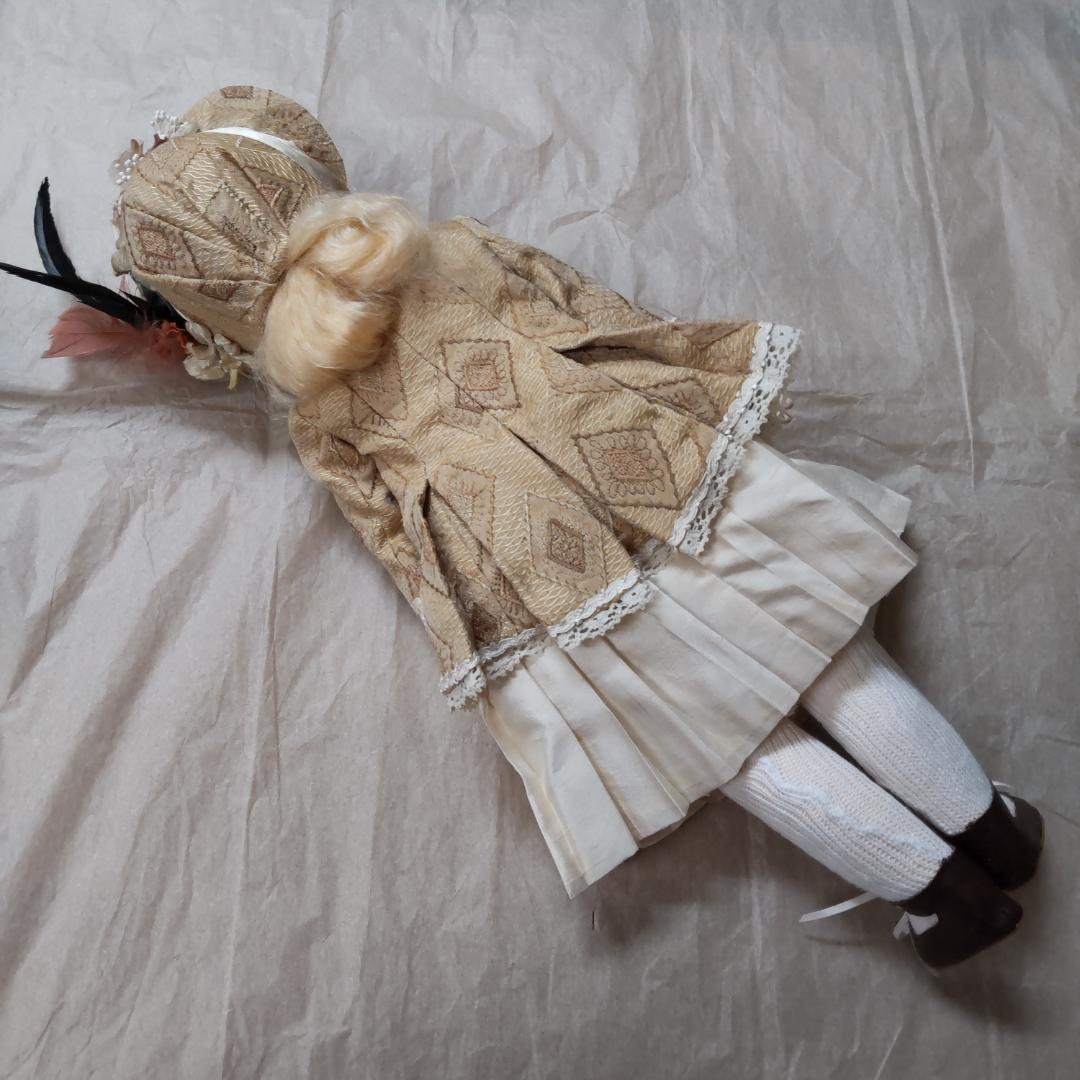 値下げ依頼不可　アンティークドールリプロ　作家　ビスクドール