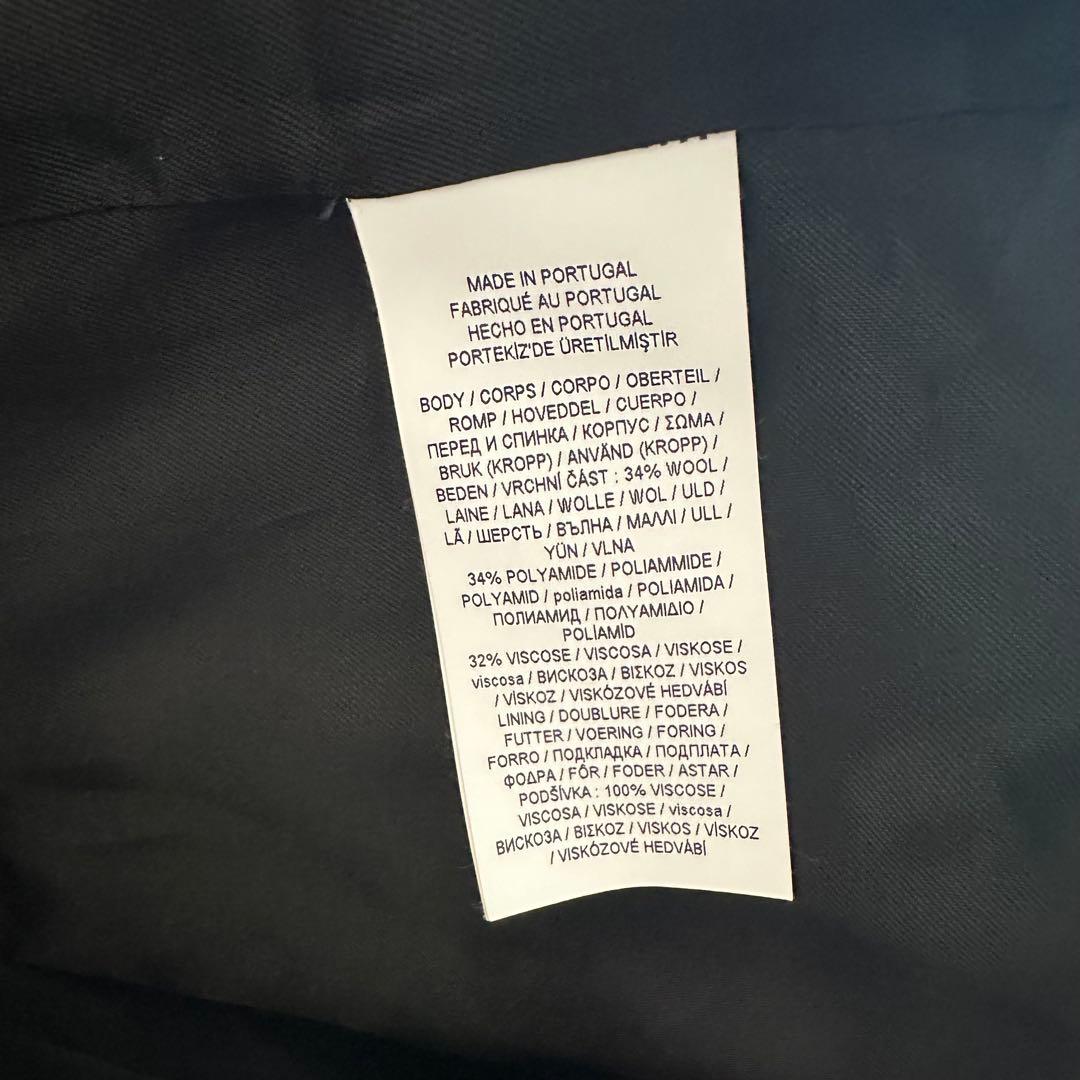 POLO RALPH LAUREN プラッド ウールブレンドツイルラップコート