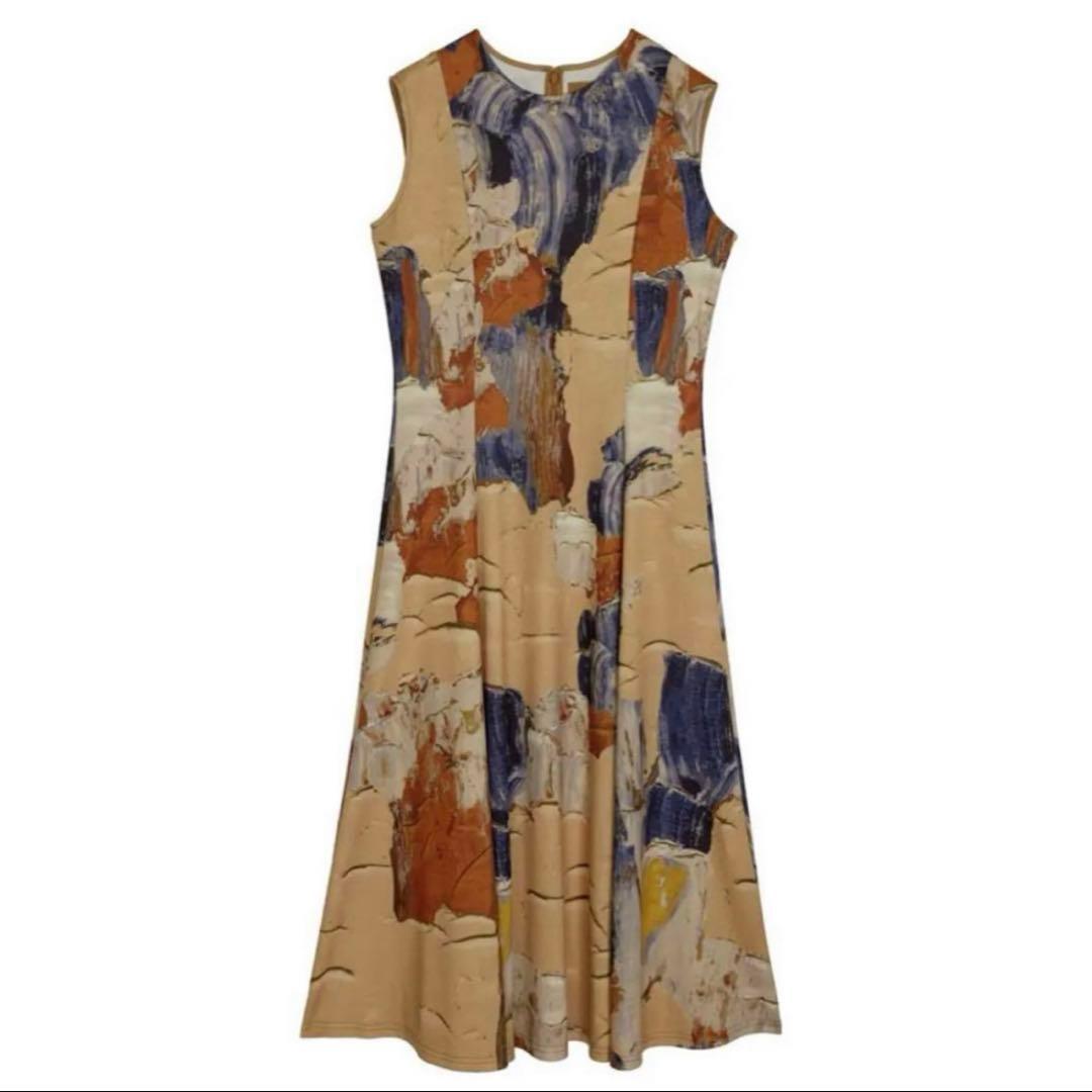 【試着のみ】アメリヴィンテージ　UND GYPSUM ART DRESS