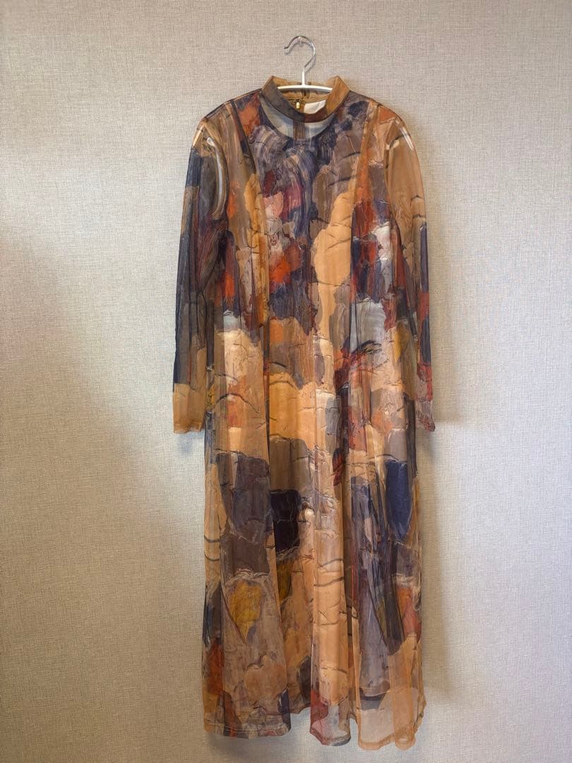 【試着のみ】アメリヴィンテージ　UND GYPSUM ART DRESS