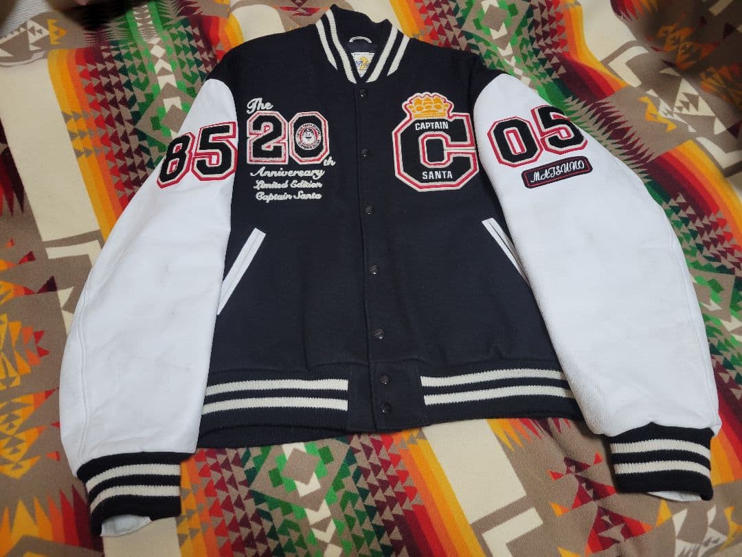 あいいろ♦CAPTAIN SANTA 20周年記念スタジャン♦XL