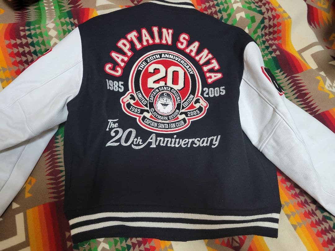 あいいろ♦CAPTAIN SANTA 20周年記念スタジャン♦XL