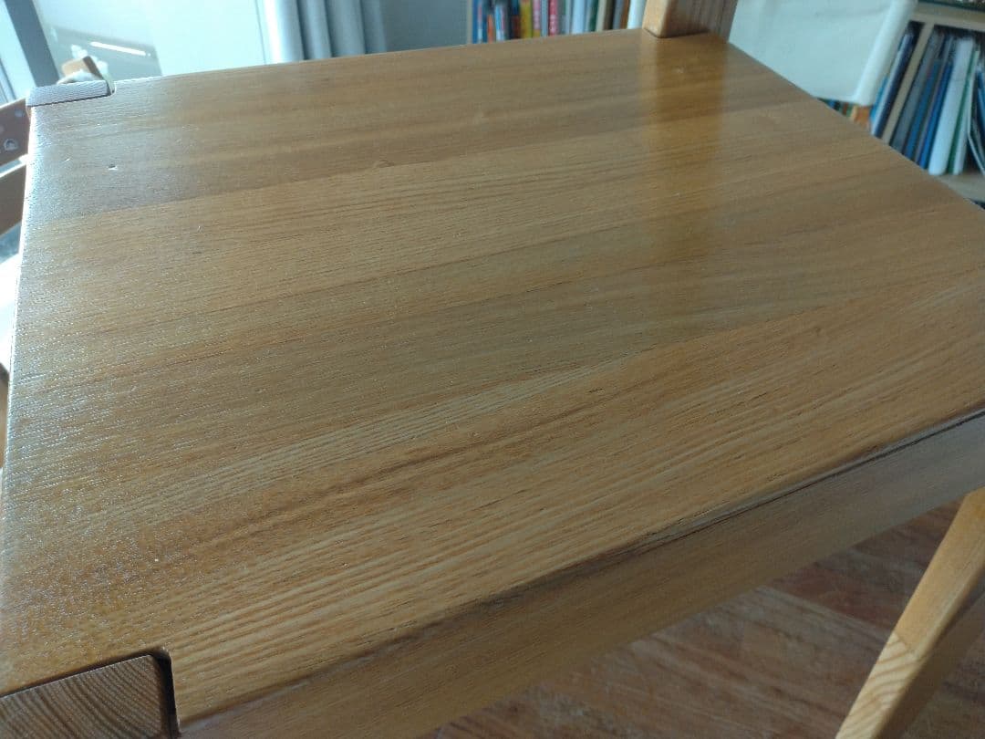 【てつのつるぎ】MUJI無印良品 タモ無垢材チェア2脚/ダイニング