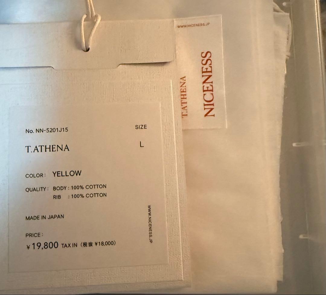 NICENESS T.ATHENA / T.アテナ ( 茶道リンガー Tee )