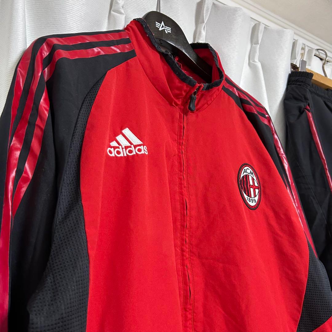 adidas ACミラン トレーニングウェア 上下セット レッド L