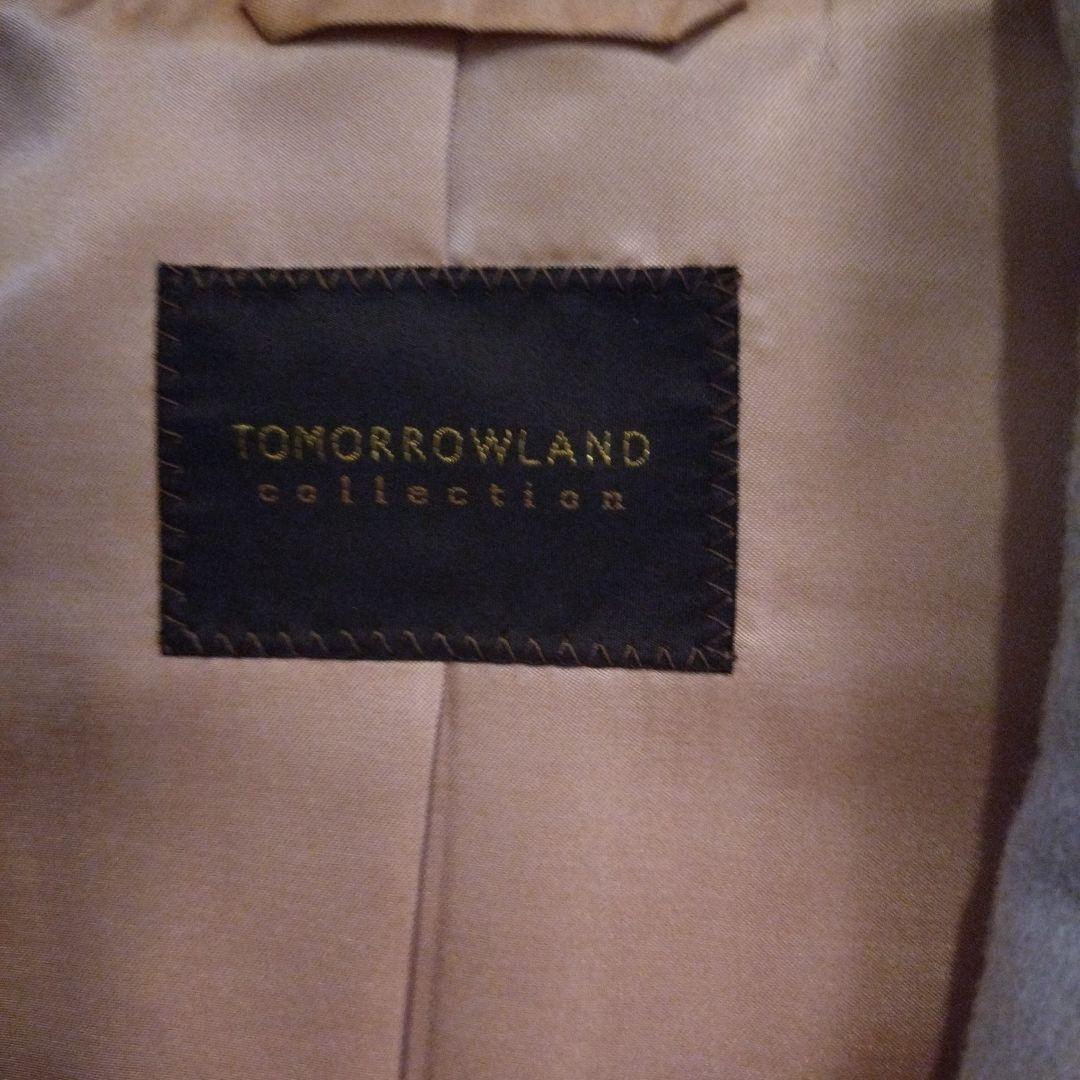 TOMORROWLAND ウールカシミアチェスターコート グレー