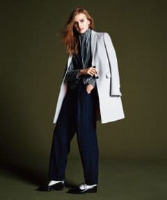 TOMORROWLAND ウールカシミアチェスターコート グレー