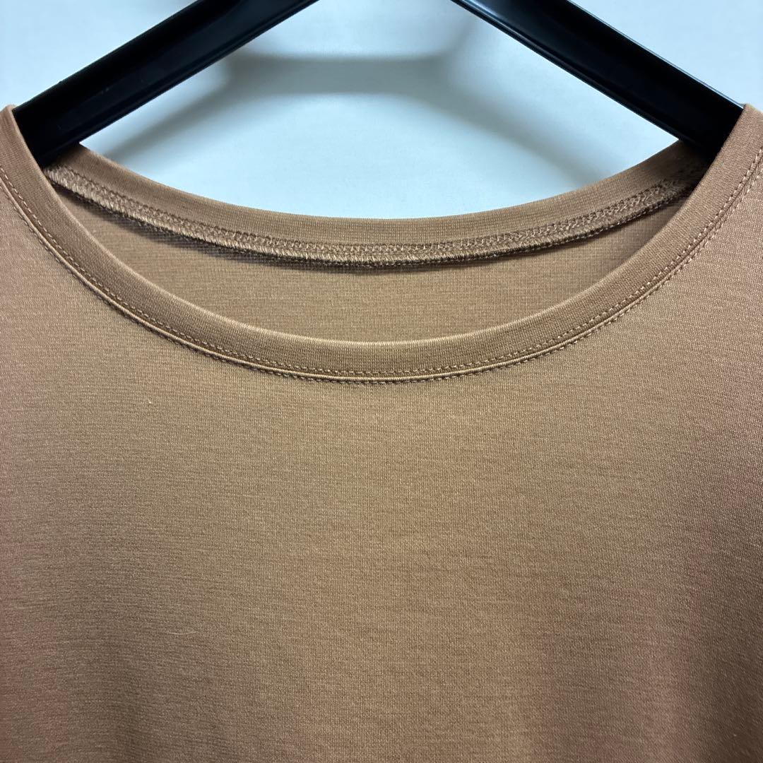 ［美品］ヒロコビス　茶色系　花柄長袖チュニック　値引きしました❗️