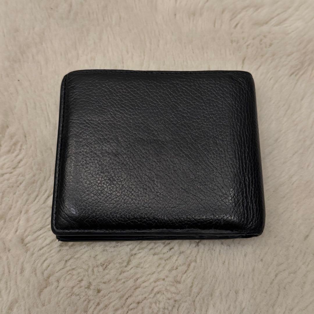 【希少】 BALENCIAGA バレンシアガ 二つ折り財布 ブラック 黒色