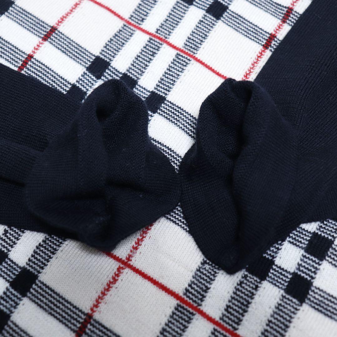BURBERRY GOLF タートルネック　ノバチェック　ニット　LL