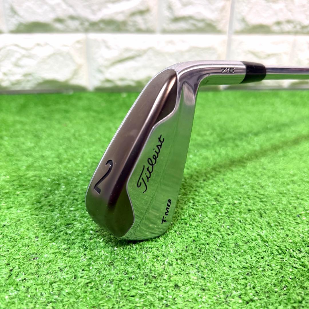 Titleist T-MB 716 2番アイアン 打感最高　良好　ブラックライン