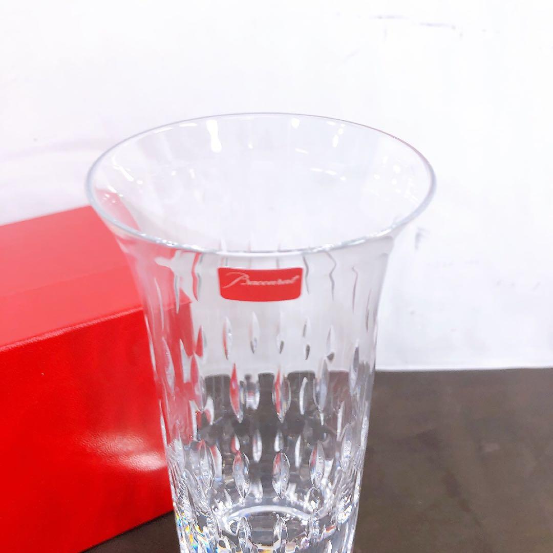 Baccarat バカラ 花瓶 フラワーベース フローラ グレイン 箱つき