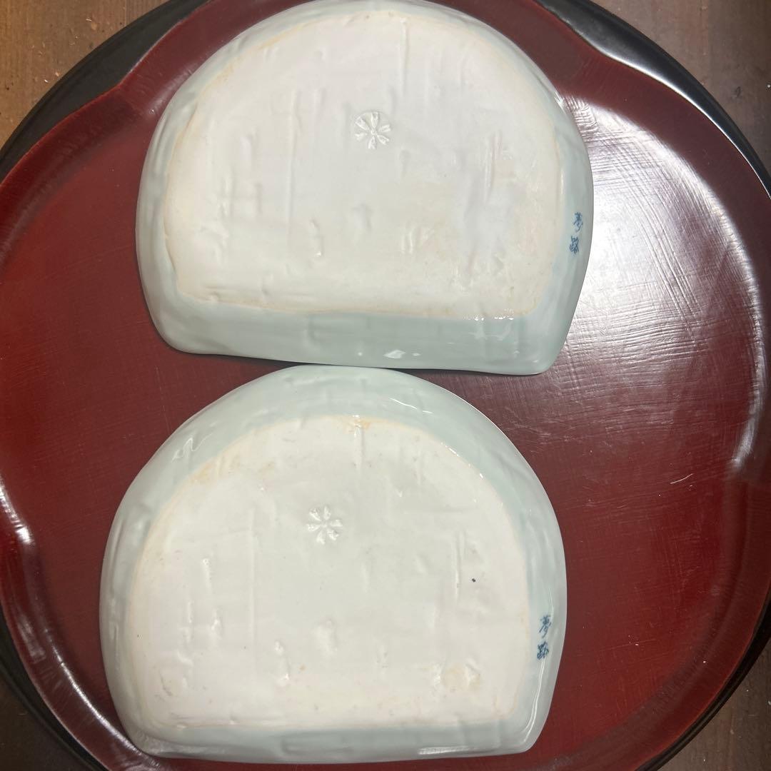 有田焼　波佐見焼　林九郎　夢路　取皿　２枚　佐藤走波好き　パステルカラー