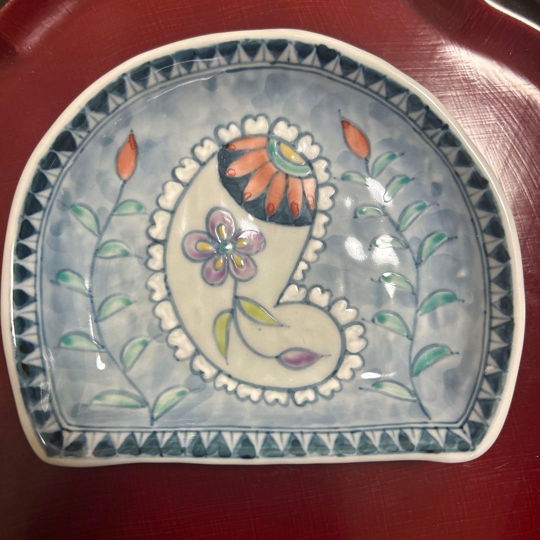 有田焼　波佐見焼　林九郎　夢路　取皿　２枚　佐藤走波好き　パステルカラー