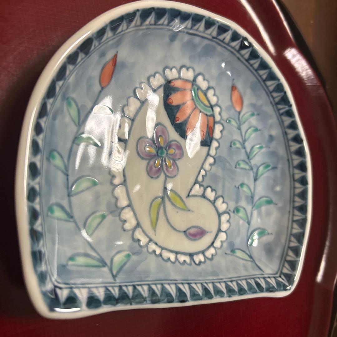 有田焼　波佐見焼　林九郎　夢路　取皿　２枚　佐藤走波好き　パステルカラー