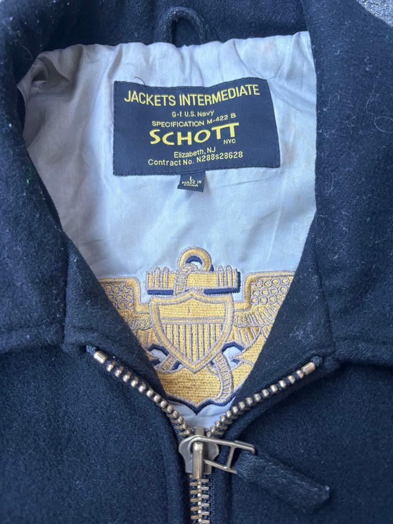 あ*こ様 【希少】SCHOTT G-1 ボンバージャケット ウール アメリカ海軍