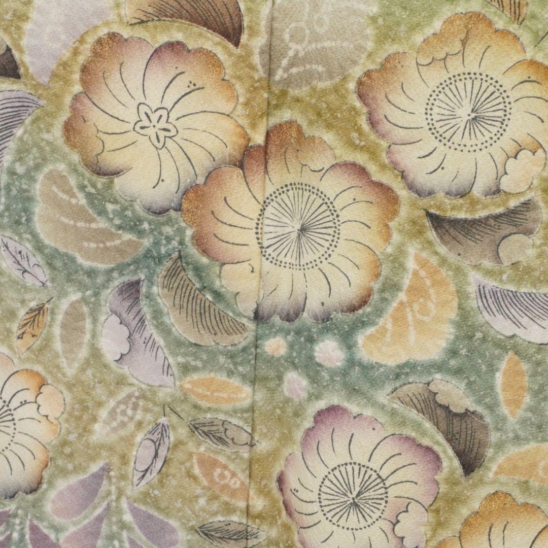 訪問着フルセット２６８▪︎辻が花　卒業式　入学式【訪問着、袋帯、帯締め、帯揚げ】