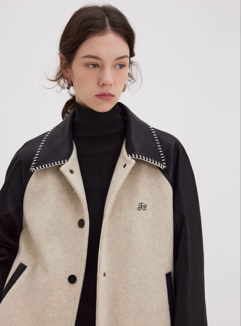 fano studios ロゴ刺繍スタジャン　fanostudios 即日発送