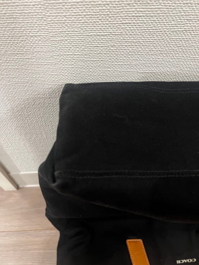 COACH × ヒューゴ・ギネス コラボトートバッグ レザー&キャンバス