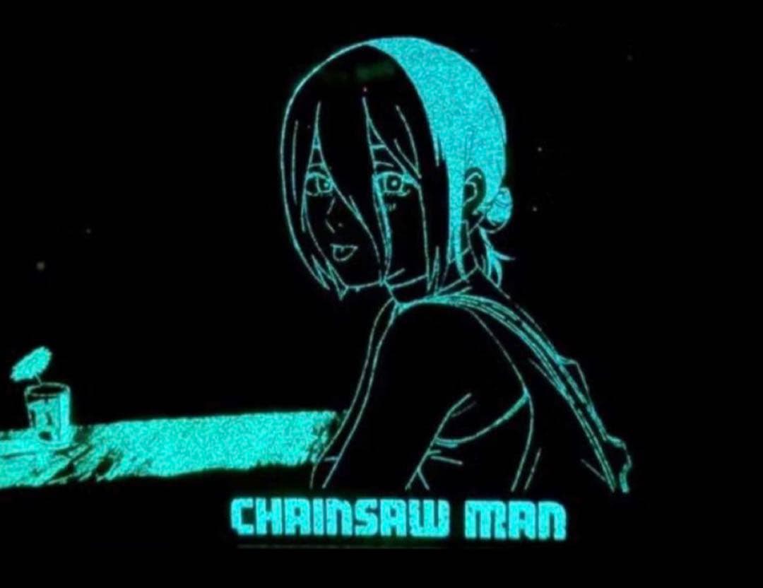 台湾限定　マキマ　夜光/香り レゼ　夜光/香り　特殊加工A3ポスター