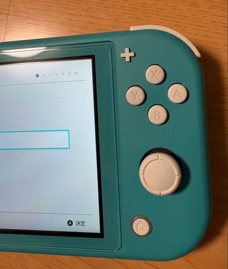 任天堂　スイッチ　ライト　ターコイズ　スプラ3 SD32GB、アダプターセット