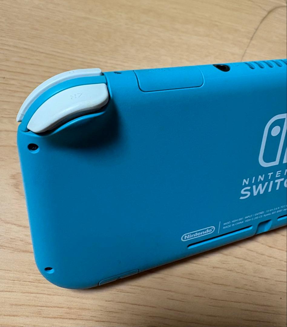 任天堂　スイッチ　ライト　ターコイズ　スプラ3 SD32GB、アダプターセット