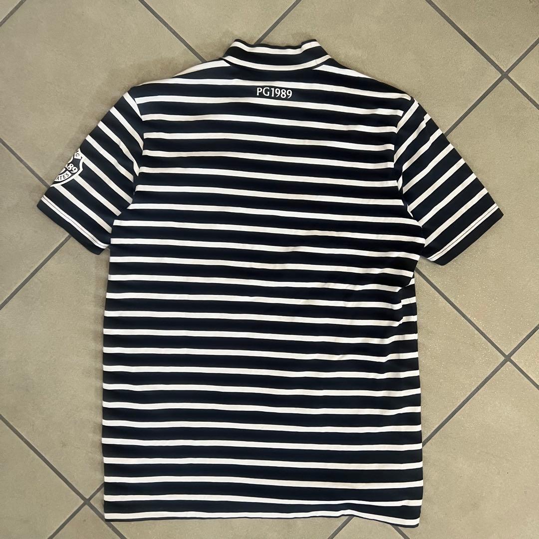 Pearly gates パーリーゲイツ　セットアップ　ボーダー　メンズ　ロゴ