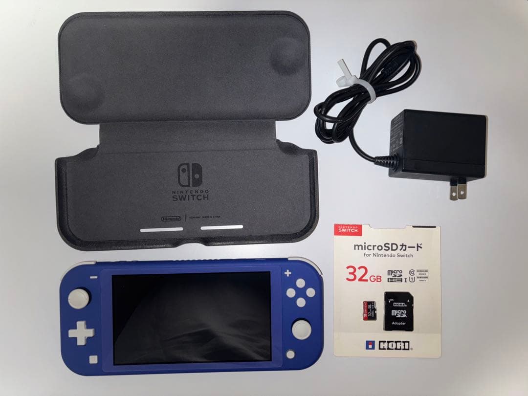 美品　Nintendo Switch Lite 充電器・ケース・SDカード付き