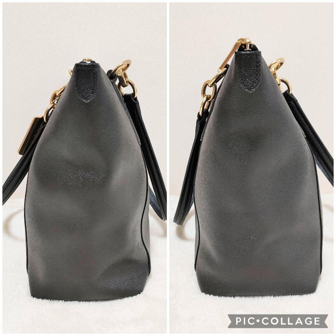 コーチ　COACH　トートバック　ビジネスバック　ブラック　黒　ショルダー