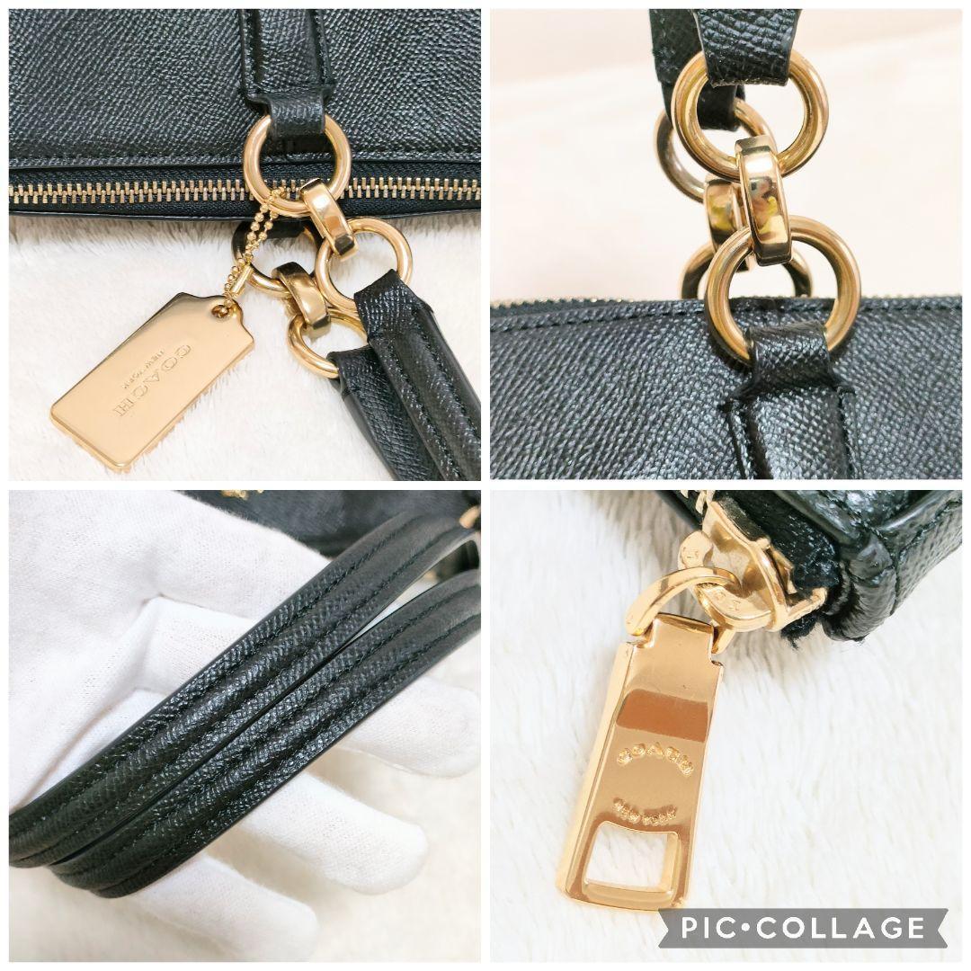 コーチ　COACH　トートバック　ビジネスバック　ブラック　黒　ショルダー