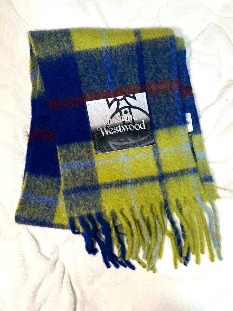 Vivienne Westwood チェック柄マフラー　24AW