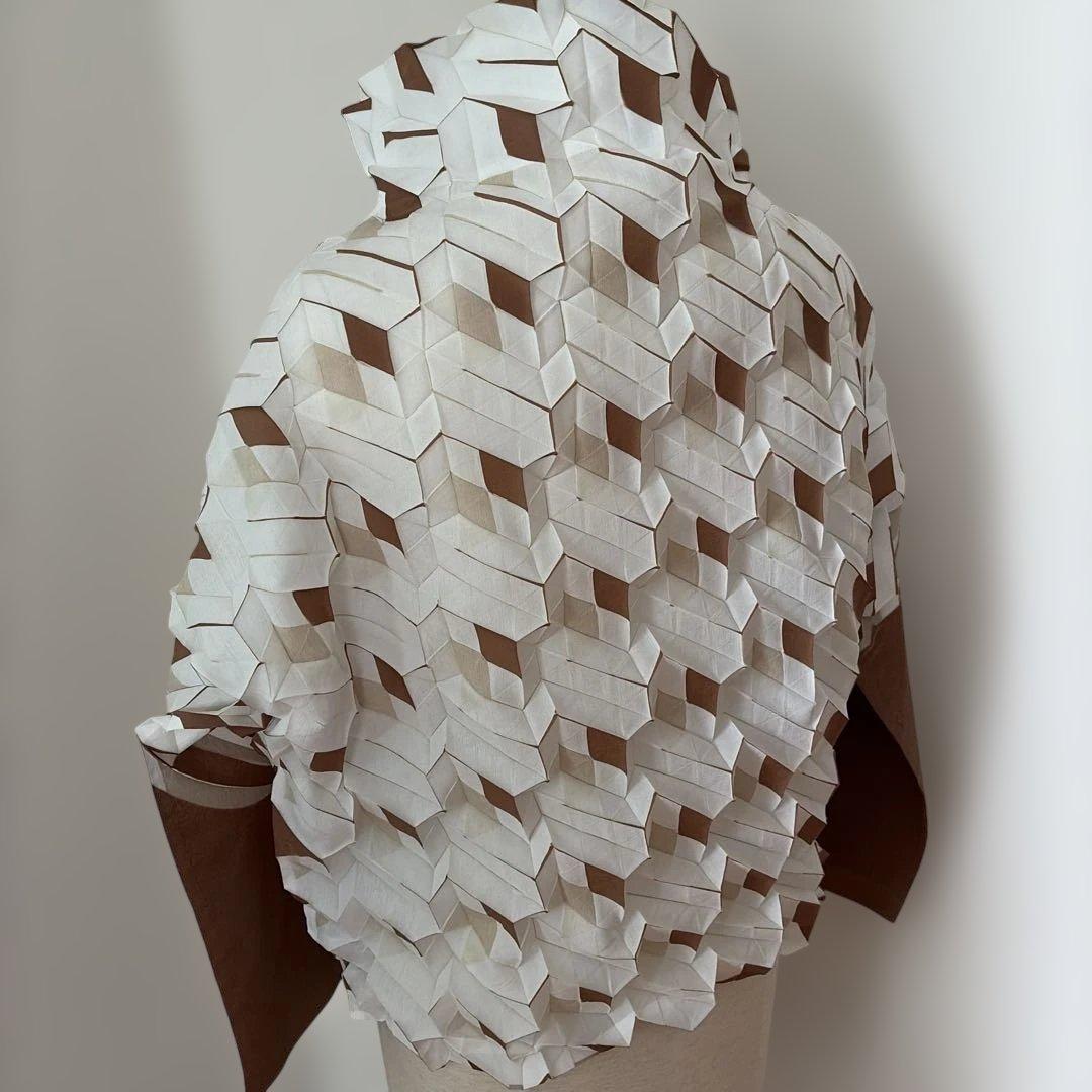 レア美品 ISSEY MIYAKE 立体プリーツ 折り紙プリーツ　2020春