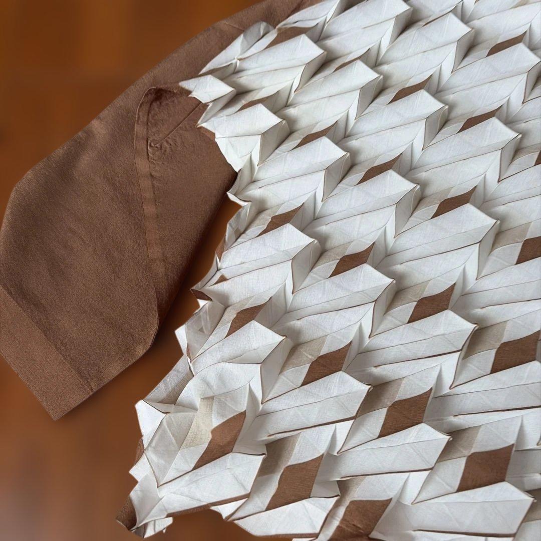 レア美品 ISSEY MIYAKE 立体プリーツ 折り紙プリーツ　2020春