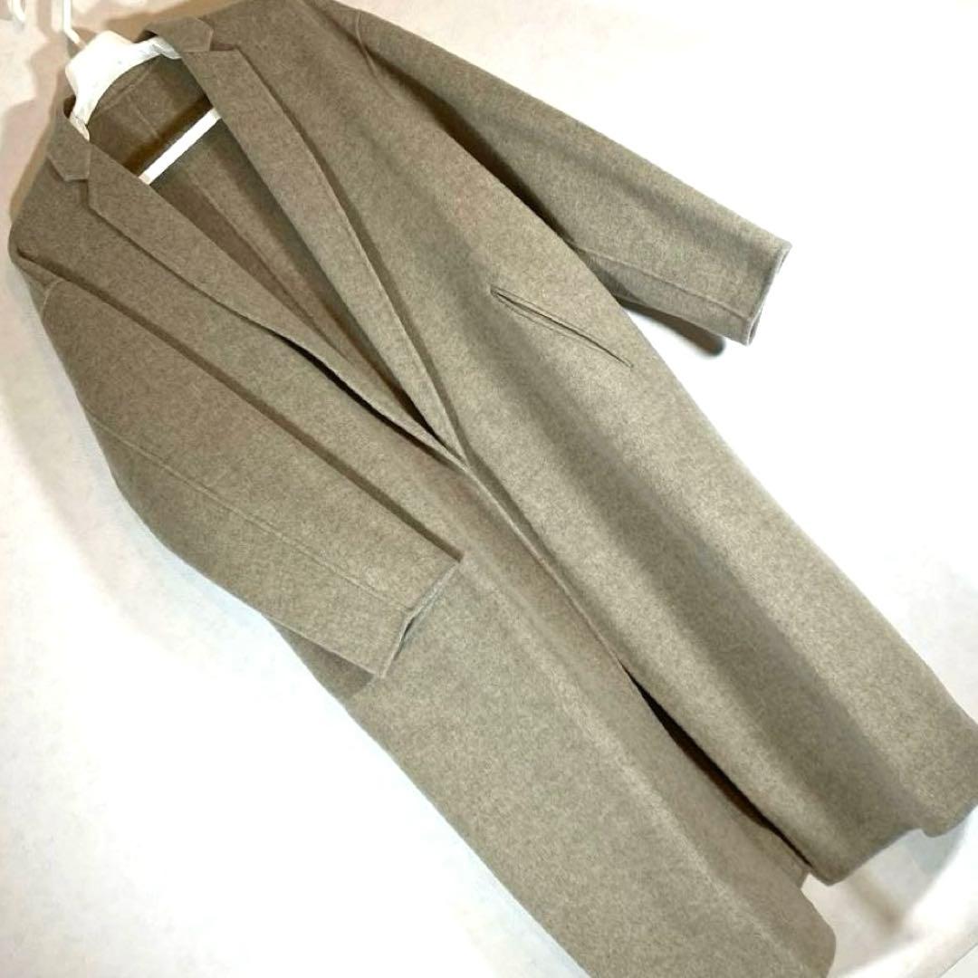 美品 Plage ハミルトンロングコート ベージュ38