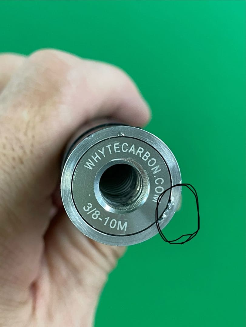 t*e様 WHYTE CARBON シャフト 12.25ミリ3/8-10M ジャ